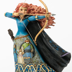 Figura del Clásico de Disney Brave, Jim Shore ha elaborado esta figura de la princesa Merida con unos 26 cm., de altura en donde se ha mezclado la magia de las figuras de Walt Disney.