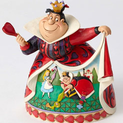 Figura de la Reina de Corazones conmemorativa del 65 aniversario basada en el clásico de Alicia en el País de las Maravillas de Walt Disney.