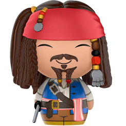 Figura de Jack Sparrow realizada en vinilo perteneciente a la línea Dortbz de Funko. La figura tiene una altura aproximada de 8 cm., y está basada en la popular saga de Disney "Piratas del Caribe". 