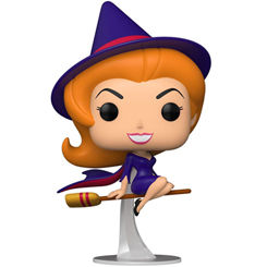 Figura de Samantha Stephens realizada en vinilo perteneciente a la línea Pop! de Funko. La figura tiene una altura aproximada de 9 cm., y está basada en la serie de Embrujada. 