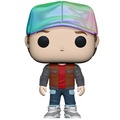 Figura de Marty de 2015 realizada en vinilo perteneciente a la línea Pop! de Funko. La figura tiene una altura aproximada de 10 cm., y está basada en la película de Regreso al Futuro.