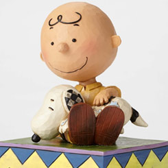 Figura de Charlie Brown y Snoopy basada en los comics de Penauts de Charles M. Schulz, el artista Jim Shore ha elaborado esta figura con unos 12 cm.