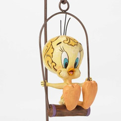 Figura de Piolín basada en la serie de animación Looney Tunes de Warner Bros. el artista Jim Shore ha elaborado esta figura con unos 18,5 cm., de altura.