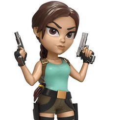 Figura de Lara Croft realizada en vinilo perteneciente a la línea Rock Candy de Funko. La figura tiene una altura aproximada de 13 cm., y está basada en la popular saga de videojuegos Tomb Raider.