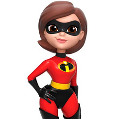 Figura de Mrs. Incredible realizada en vinilo perteneciente a la línea Rock Candy de Funko. La figura tiene una altura aproximada de 13 cm., y está basada en la popular película Los Increíbles.