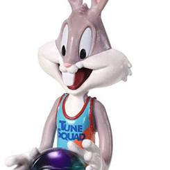 Figura articulada de Bugs Bunny basado en la saga de Space Jam. Puedes mover tus brazos y piernas. Mide aproximadamente 19 cm. El regalo perfecto para fans de los Looney Tune