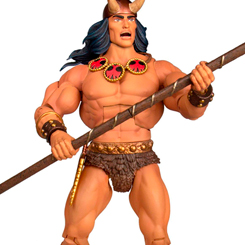 Figura Conan el Bárbaro Deluxe basada en los comics originales de la década de 1970. Revive las aventuras de esté carismático personaje creado en 1932 por el escritor Robert E. Howard