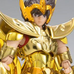 Figura Sagitario Seiya perteneciente a la serie Saint Cloth Myth EX. Esta preciosa figura se ha creado partiendo como base de Saint Seiya, conocido en español como Los caballeros del Zodiaco,