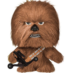 Peluche oficial de Chewbacca basado en la saga Star Wars de George Lucas. Ahora puedes disfrutar con este divertido peluche oficial de Chewbacca con una altura aproximada de 15 cm.