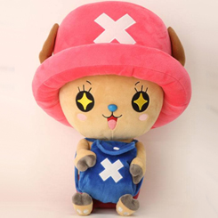 Peluche oficial de Chopper basado en One Piece. Este precioso peluche del carismatico Chopper tiene una altura aproximada de 45 cm., y está realizado en 100% Poliéster. 