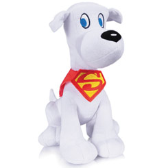 Peluche de Krypto, el superperro (Krypto the Superdog) basado en el personaje de DC Comics y que se hizo famoso en la serie animada producida por Warner Bros