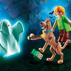 Set compuesto por Scooby, Shaggy con fantasma. Disfruta con este precioso pack basado en la saga de Scooby-Doo!