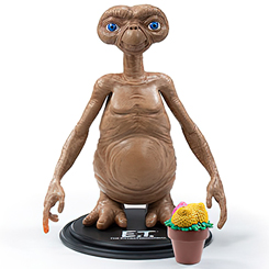 Figura articulada de E.T. basado en el popular personaje de la película E.T. The Extra-terrestrial. Puedes mover tus brazos y piernas. Mide aproximadamente 14 cm. 