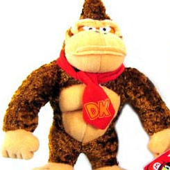 Peluche oficial de Donkey Kong 20 cm de longitud. Donkey Kong Licensed Nintendo Plush Toy 