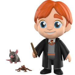 Figura de Ron Weasley realizada en vinilo perteneciente a la línea ¡5 Estrellas! de Funko. La figura tiene una altura aproximada de 8 cm., y está basada en la saga de películas de Harry Potter.