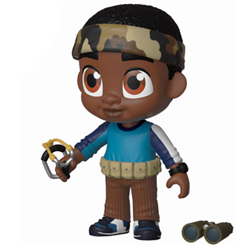 Figura de Lucas realizada en vinilo perteneciente a la línea ¡5 Estrellas! de Funko. La figura tiene una altura aproximada de 8 cm., y está basada en la serie de televisión Stranger Things. 