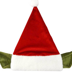 Celebra la Navidad con un toque de la Fuerza gracias al divertido Gorro de Santa Claus con las orejas de Yoda, inspirado en la épica saga de Star Wars. Este gorro es la fusión perfecta entre la magia navideña y
