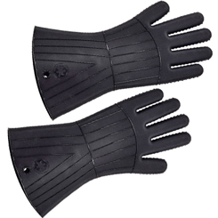 Juego de guantes para horno Darth Vader de Star Wars.  Estos preciosos guantes están realizados en silicona y tienen una resistencia al calor hasta 229 ºC. Estos guantes son ideales para cualquier fanático de Star Wars.