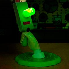 Lámpara Portal Gun basada en la popular serie de animación Rick & Morty. Ilumina tu habitación con el emblemático Portal Gun de la popular comedia animada Rick & Morty.