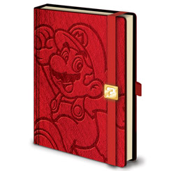 Réplica Oficial de la libreta del famoso Mario basado en el videojuego de Super Mario Bros. Ahora podrás plasmar todos tus secretos en esta fabulosa pieza de coleccionista.