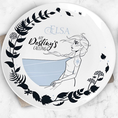 Set oficial platos de Frozen, Tus princesas preferidas de Disney están aquí con este fabuloso juego de 4 platos de Elsa, Anna, Olaf y Sven, ¡los tenemos a todos! Los platos están realizados en porcelana