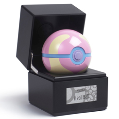 Esta réplica de la Heal Ball de alta precisión y calidad premium está fabricada con una carcasa de metal diseñada con una superficie de color intenso que es sensible al tacto y la proximidad.