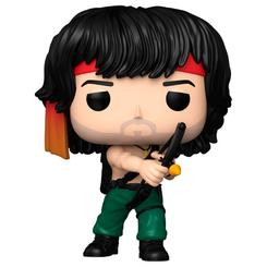 La intensidad del cine de acción clásico se refleja en una figura que transmite tensión, supervivencia y determinación pura. Esta figura Funko POP Rambo First Blood Part II John Rambo 
