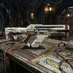 La presencia imponente de una réplica Pulse Rifle Alien a escala real transforma cualquier espacio en una pieza de cine auténtico, creada para quienes valoran el diseño, la fidelidad y la historia detrás de los grandes iconos del séptimo arte.