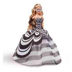 Celebra el legado de Barbie con la exclusiva muñeca "Barbie Signature 65th Anniversary Blonde". Esta muñeca, que forma parte de la colección "Barbie Signature" de Mattel, es un tributo impecable a 65 años de estilo y elegancia.