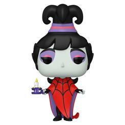 La vela morada en su mano convierte esta figura POP Beetlejuice Lydia Deetz en una aparición pequeña, pero cargada de intención. La figura POP Beetlejuice Lydia Deetz recoge el lado más gótico y reservado del personaje