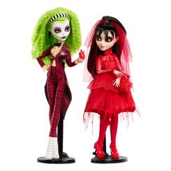 ¡Prepárate para una dosis de humor macabro y estilo gótico con el Beetlejuice Beetlejuice Monster High Skullector Doll 2-Pack! Este set exclusivo presenta a los icónicos personajes de Beetlejuice