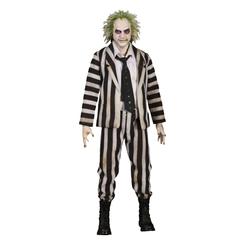 La figura de acción de Beetlejuice a escala 1/12, edición Deluxe, captura perfectamente al irreverente "fantasma con más estilo". Con 18 cm de altura, esta figura del One:12 Collective presenta a Beetlejuice