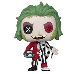 El caos de Bitelchús adopta aquí una apariencia cosida, desigual y deliciosamente macabra. La figura POP Beetlejuice Patchwork transforma al irreverente personaje en una versión de vinilo llena de contrastes