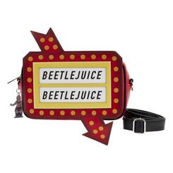 Bandolera Beetlejuice. Las mini mochilas de Loungefly son el accesorio necesario para darle ese toque especial a tu look de cada día. Están diseñadas con los personajes
