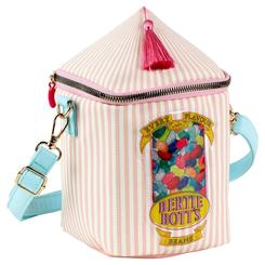 Un estallido de dulzura y magia inspirado en Honeydukes se materializa en este bolso bandolera de 12 × 22,5 × 12 cm, confeccionado en suave poliuretano de alta calidad que imita a la perfección el brillante 