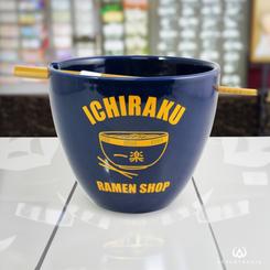 Disfruta de una experiencia culinaria inspirada en Naruto Shippuden con este increíble bowl con palillos de Ichiraku. Fabricado con cerámica de alta calidad y palillos de bambú, este set es el complemento perfecto para los fanáticos de esta aclamada serie