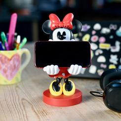 La magia de Disney se convierte en tu mejor asistente de carga con este Cable Guy de Minnie Mouse de 21 cm, que une funcionalidad y encanto en un solo accesorio. Fabricado en vinilo resistente, captura con fidelidad 