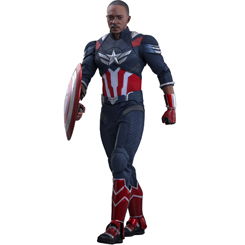 ¡Prepárate para la acción con la Figura de Acción Captain America: Brave New World Movie Masterpiece 1/6! Esta impresionante figura de 30 cm, creada por Sideshow y Hot Toys, captura a Sam Wilson (Anthony Mackie) 