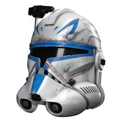 ¡Incorpora a tu colección esta impresionante réplica a escala 1:1 del casco electrónico de Clone Captain Rex de la línea Black Series! Inspirado en la esperada serie Star Wars: Ahsoka de Disney+