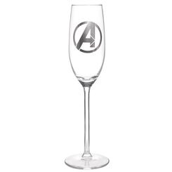Preciosa copa de Avengers. Haz un brindis mágico con esta copa con el motivo de la icónica A de los Avengers. La copa está realizada en vidrio transparente y tiene una capacidad aproximada de 21cl.,