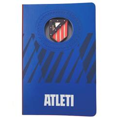 Luce la identidad del Atleti en cada página con este cuaderno A5 Atlético de Madrid, una pieza de papelería premium que va mucho más allá de un cuaderno convencional. 