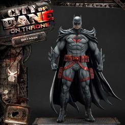 Prepárate para experimentar la grandeza del Caballero Oscuro con la impresionante estatua 1/4 de Flashpoint Batman de la colección Throne Legacy de DC Comics. 