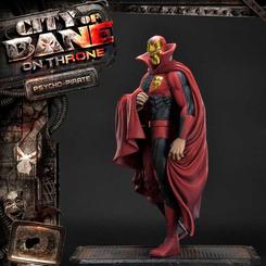 Prepárate para adentrarte en la oscura y fascinante Gotham City con la estatua 1/4 de Psycho Pirate de la colección Throne Legacy de DC Comics. Esta imponente estatua de poliresina