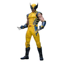 Admira la figura Movie Masterpiece de Wolverine en escala 1/6, inspirada en la película "Deadpool & Wolverine". Con una altura de aproximadamente 31 cm, esta figura articulada presenta un nivel de detalle asombroso que refleja 