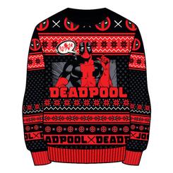 Incorpora el estilo irreverente de Deadpool a tu vestuario con la sudadera Deadpool Sweatshirt Jumper Show Off. Esta prenda, de alta calidad y con licencia oficial de Marvel, está confeccionada en 100% acrílico