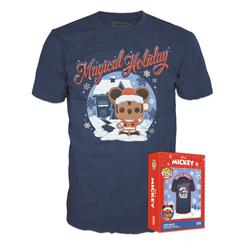 Camiseta oficial Santa Mickey POP! Tees, la camiseta está realizada en 100% Algodón. La camiseta perfecta para disfrutar de la Navidad durante todo el año. El regalo perfecto para fans de Mcikey Mouse.