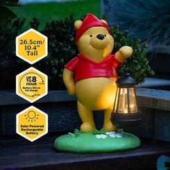 La calidez y el encanto atemporal de Disney se reflejan en la lámpara Winnie the Pooh Disney LunaGlo Light de 27 cm, una luz oficial licenciada que transforma cualquier espacio en un rincón acogedor lleno de magia cinematográfica.