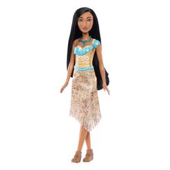 Descubre esta muñeca de Pocahontas, inspirada en la audaz y atrevida princesa del clásico de Disney. Esta muñeca articulada lleva un conjunto de ropa brillante y accesorios, entre los que se incluyen un collar y zapatos