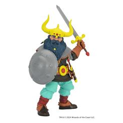 Celebra los 50 años de Dungeons & Dragons con la increíble figura de acción de Elkhorn. Esta edición especial, desarrollada por NECA y WizKids, trae al valiente guerrero enano con detalles retro en la pintura