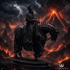 La pieza El Señor de los Anillos Estatua Mouth of Sauron es una estatua Mouth of Sauron El Señor de los Anillos que representa al siniestro emisario de Sauron montado ante la Puerta Negra.